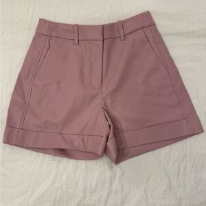 J Crew Lavender Vegan Leather Women's Shorts